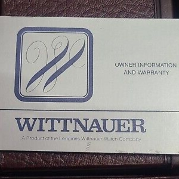 Vintage Wittnauer AS1740 Swiss 0280 Diamond Romance goldtone watch still in box - Picture 5 of 8